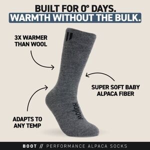 HOLLOW Alpaca Boot Socks Pack of 2